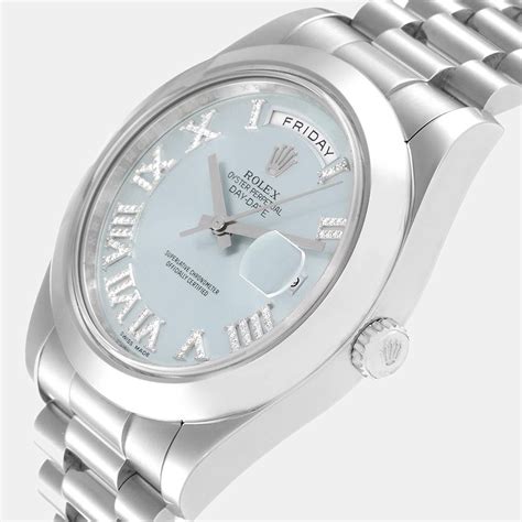 rolex blue diamond 218206|Rolex day date platinum.